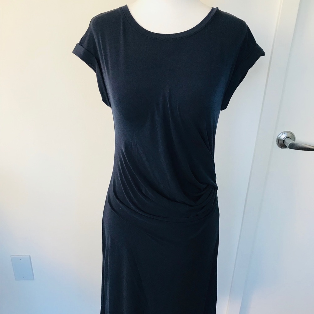 BANANA REPUBLIC Navy Cap Sleeve Jersey Dress